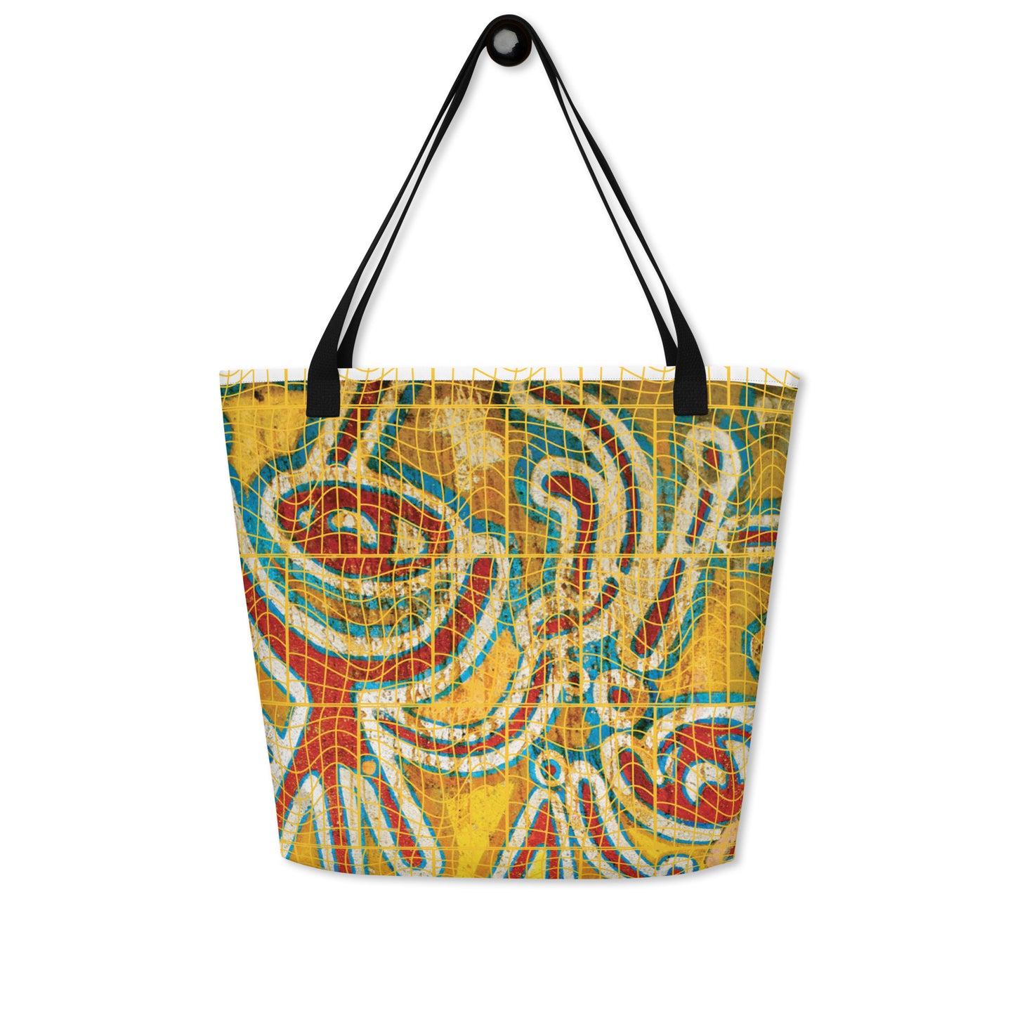 Afrosbag | Shopping bag grande con stampa all over