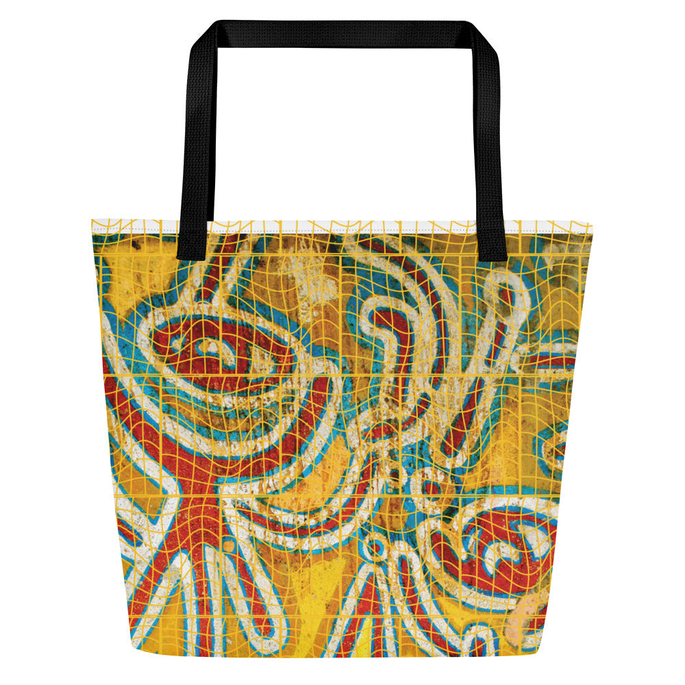 Afrosbag | Shopping bag grande con stampa all over