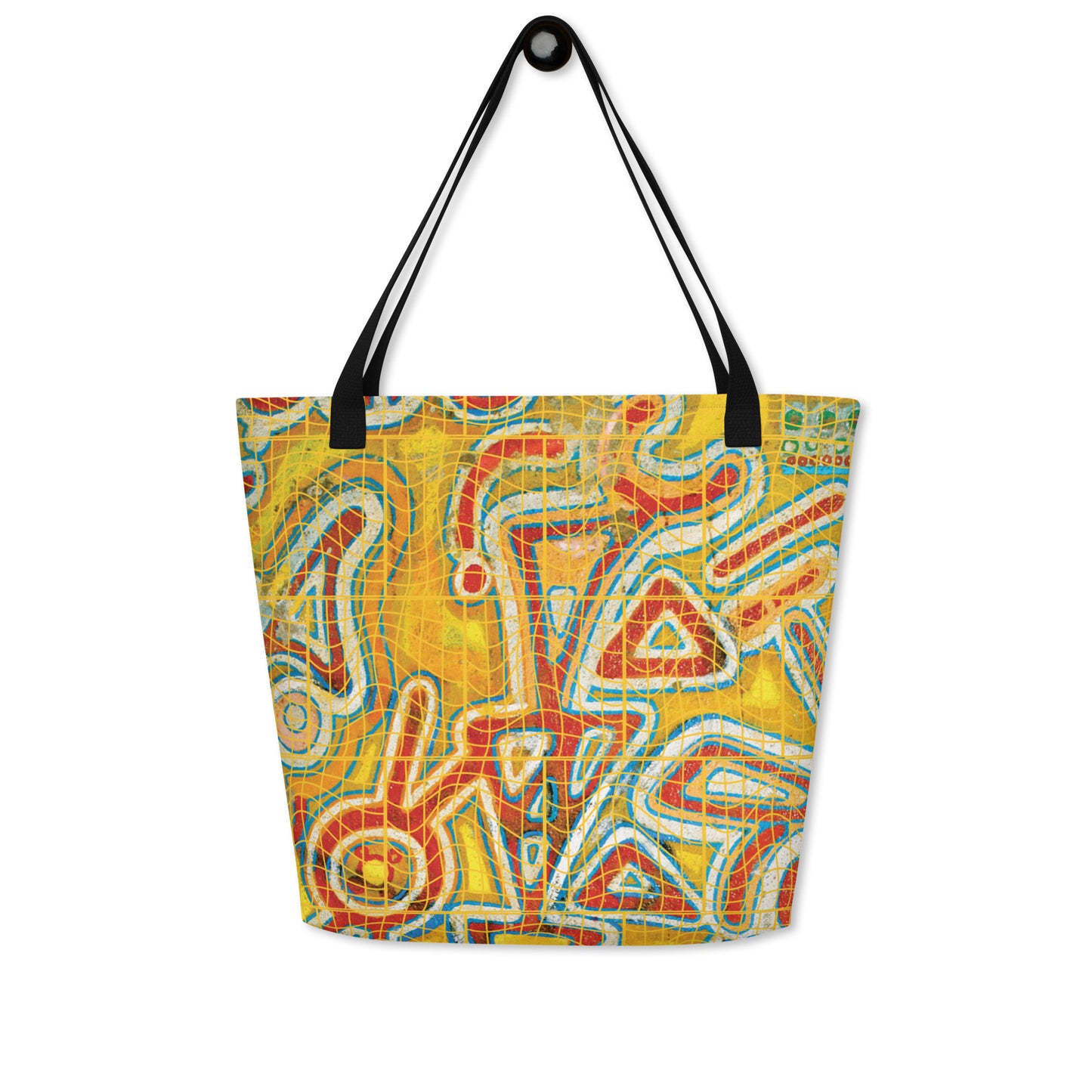 Afrosbag | Shopping bag grande con stampa all over