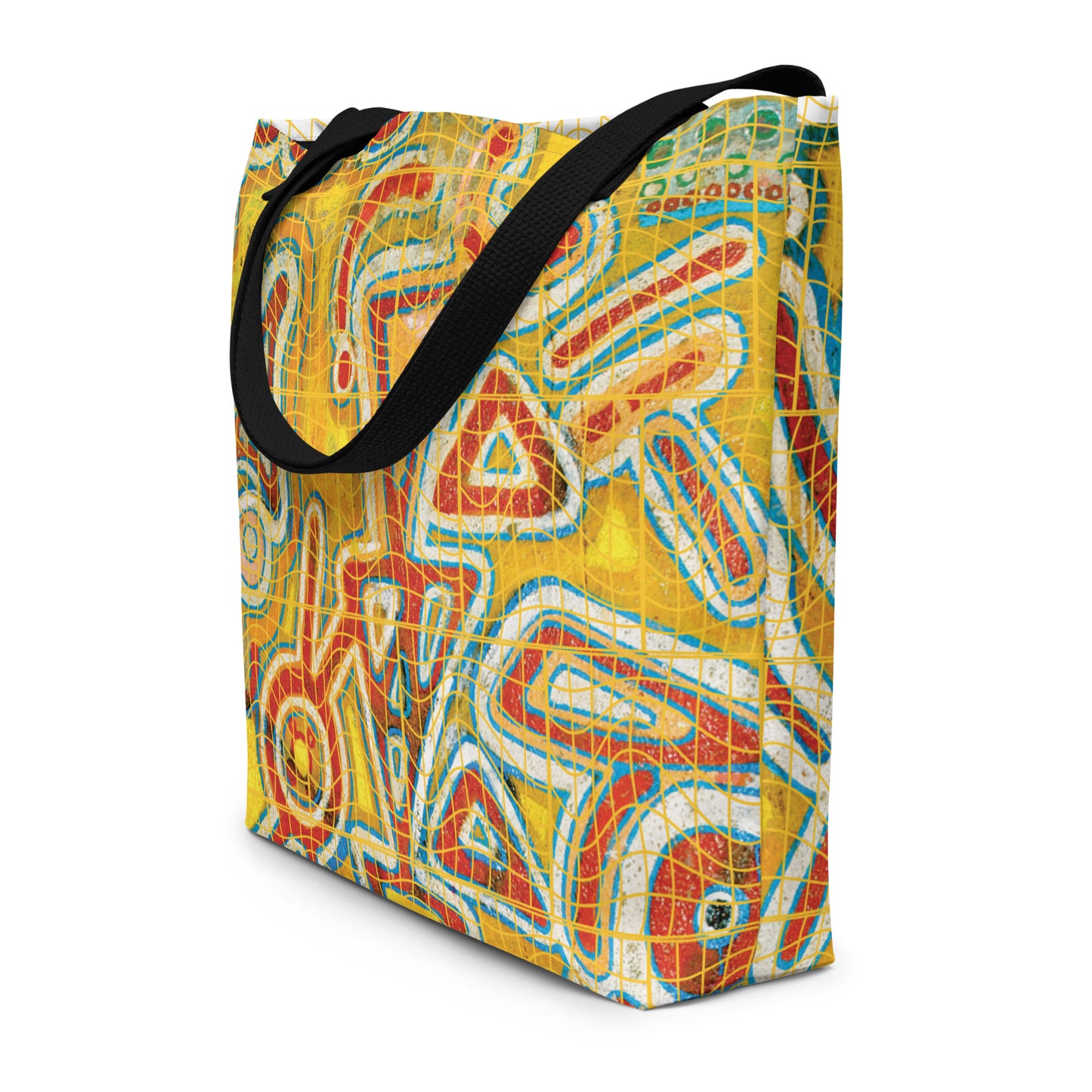 Afrosbag | Shopping bag grande con stampa all over