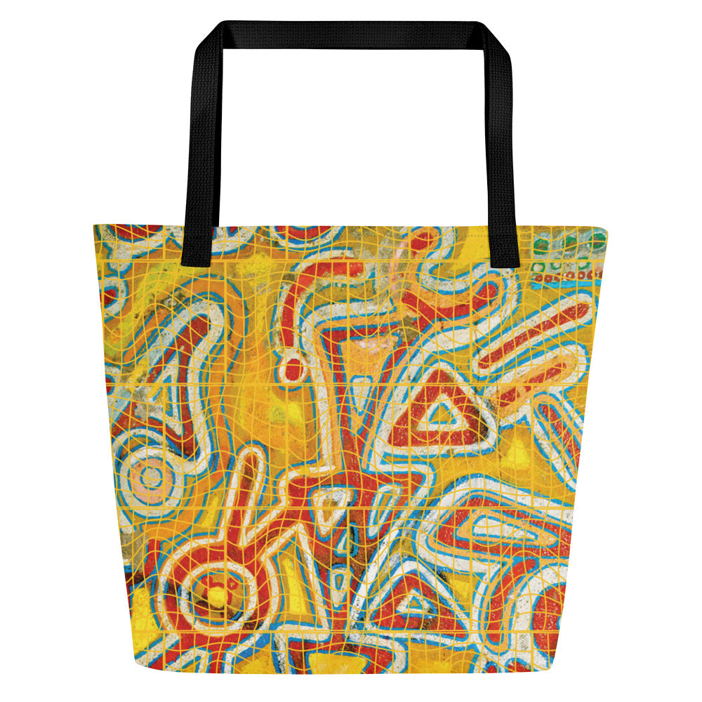 Afrosbag | Shopping bag grande con stampa all over