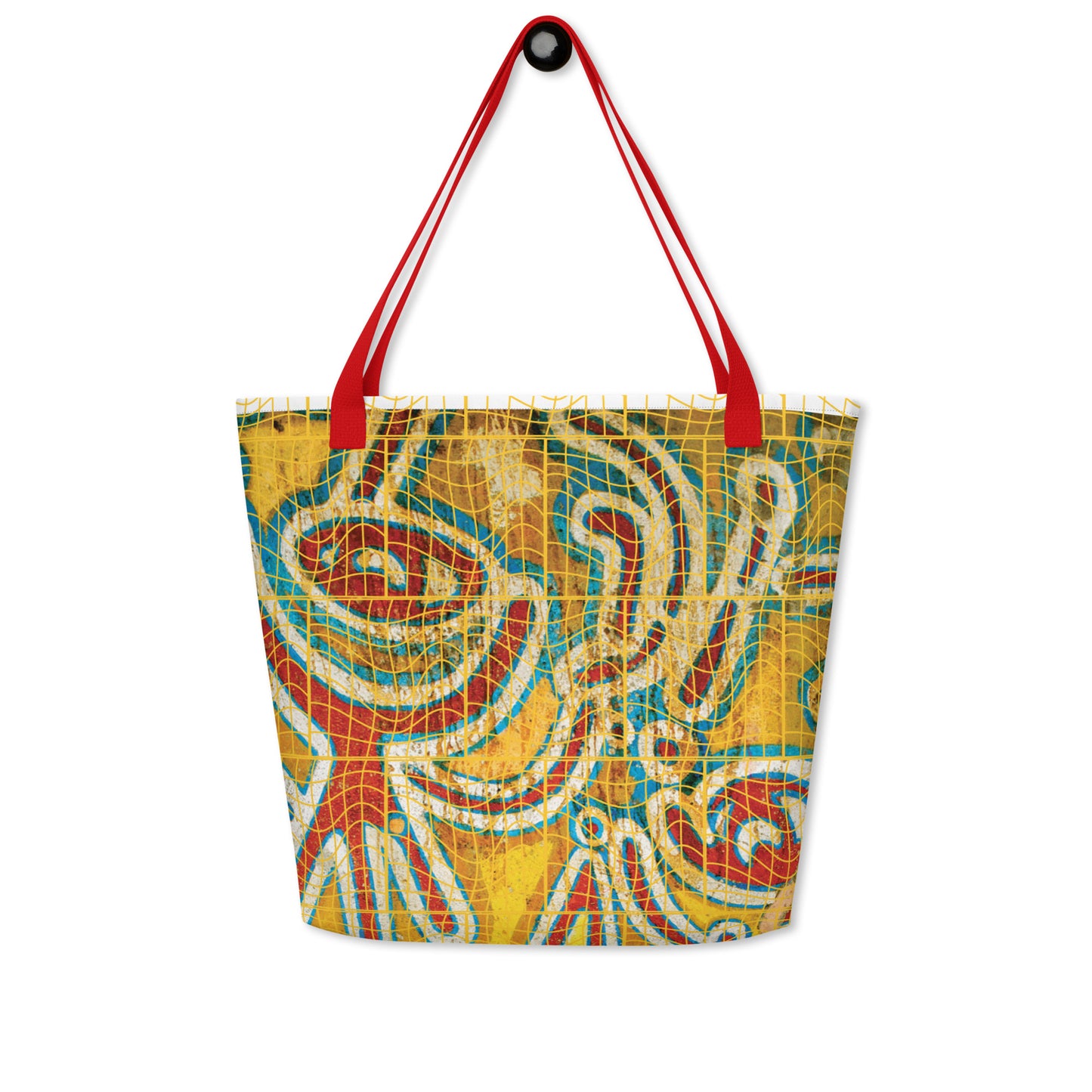 Afrosbag | Shopping bag grande con stampa all over