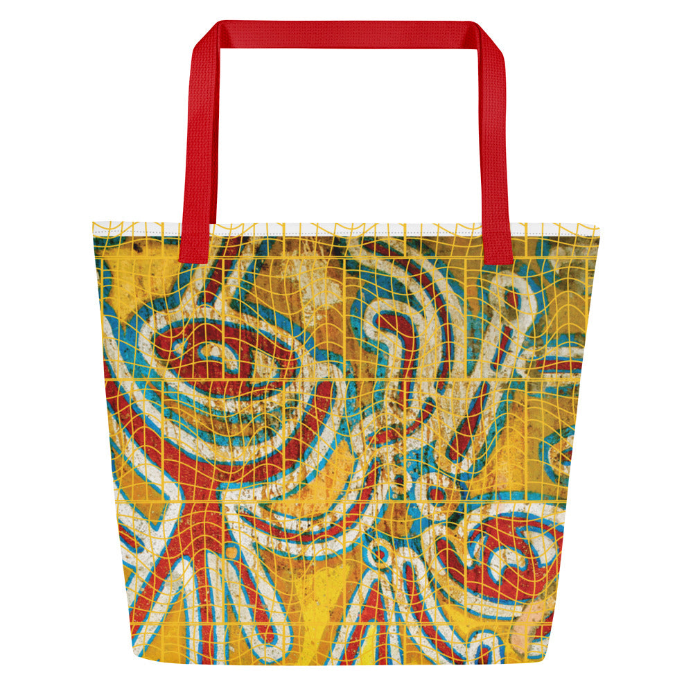 Afrosbag | Shopping bag grande con stampa all over