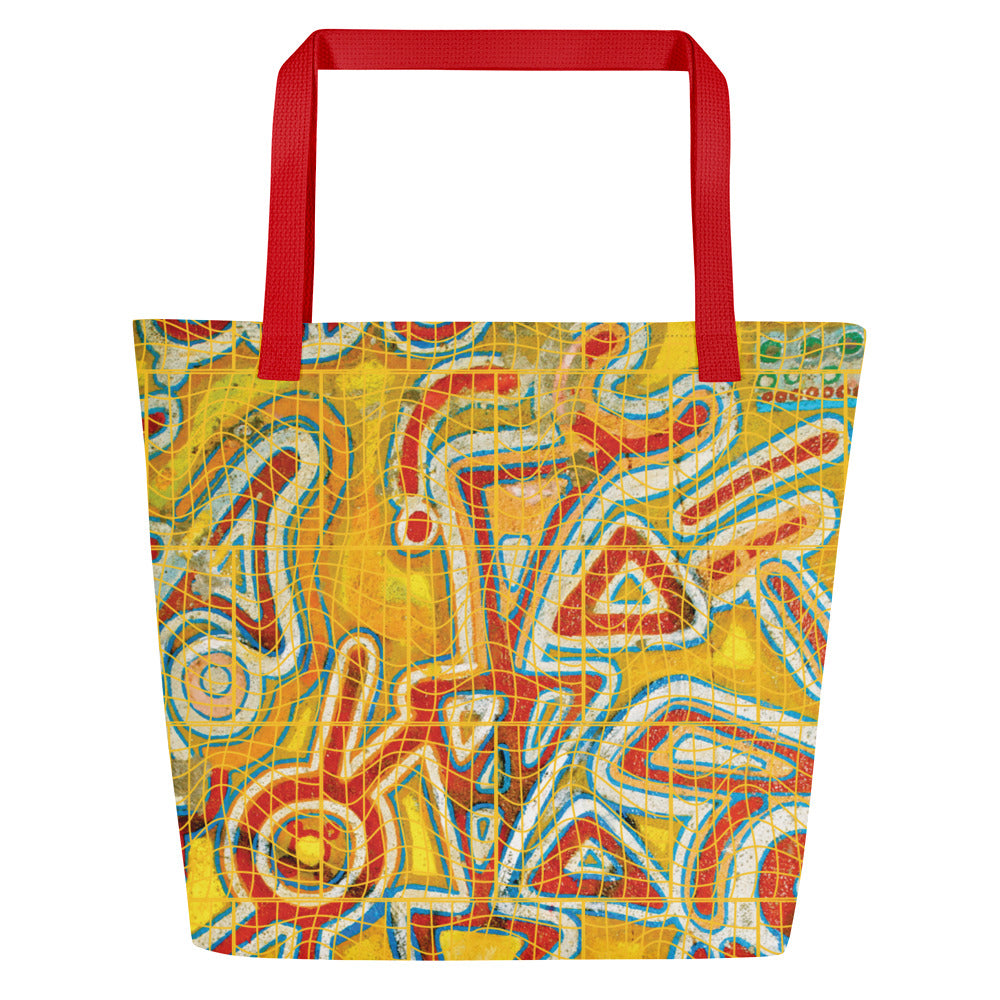 Afrosbag | Shopping bag grande con stampa all over