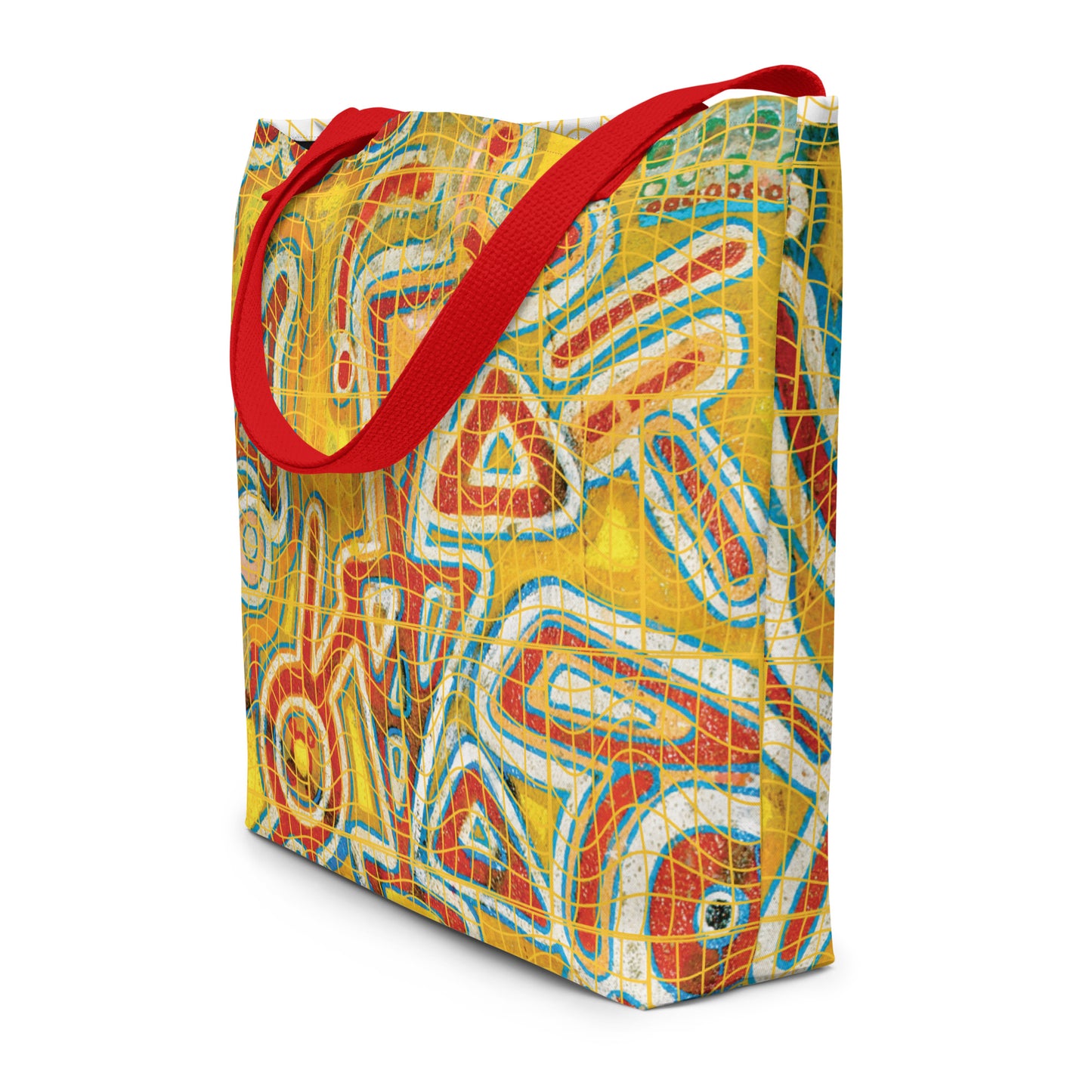 Afrosbag | Shopping bag grande con stampa all over