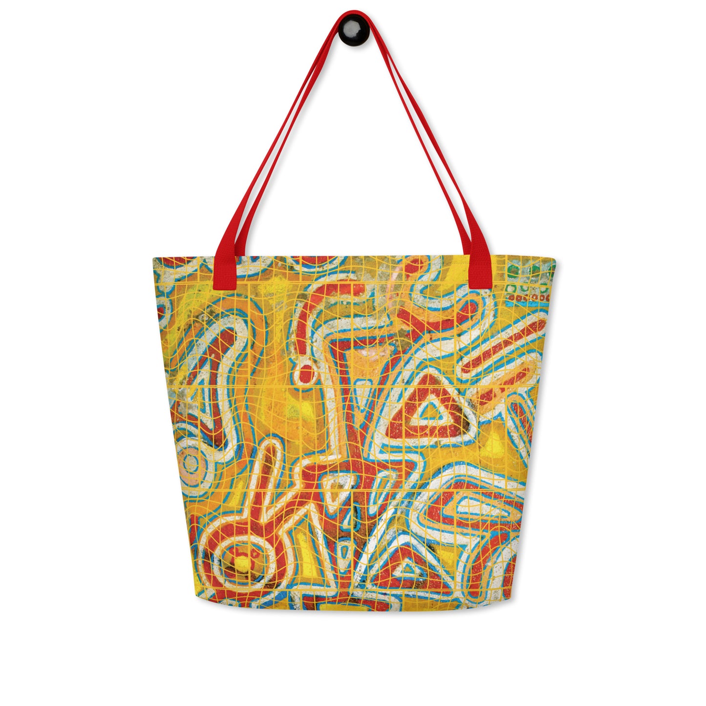 Afrosbag | Shopping bag grande con stampa all over