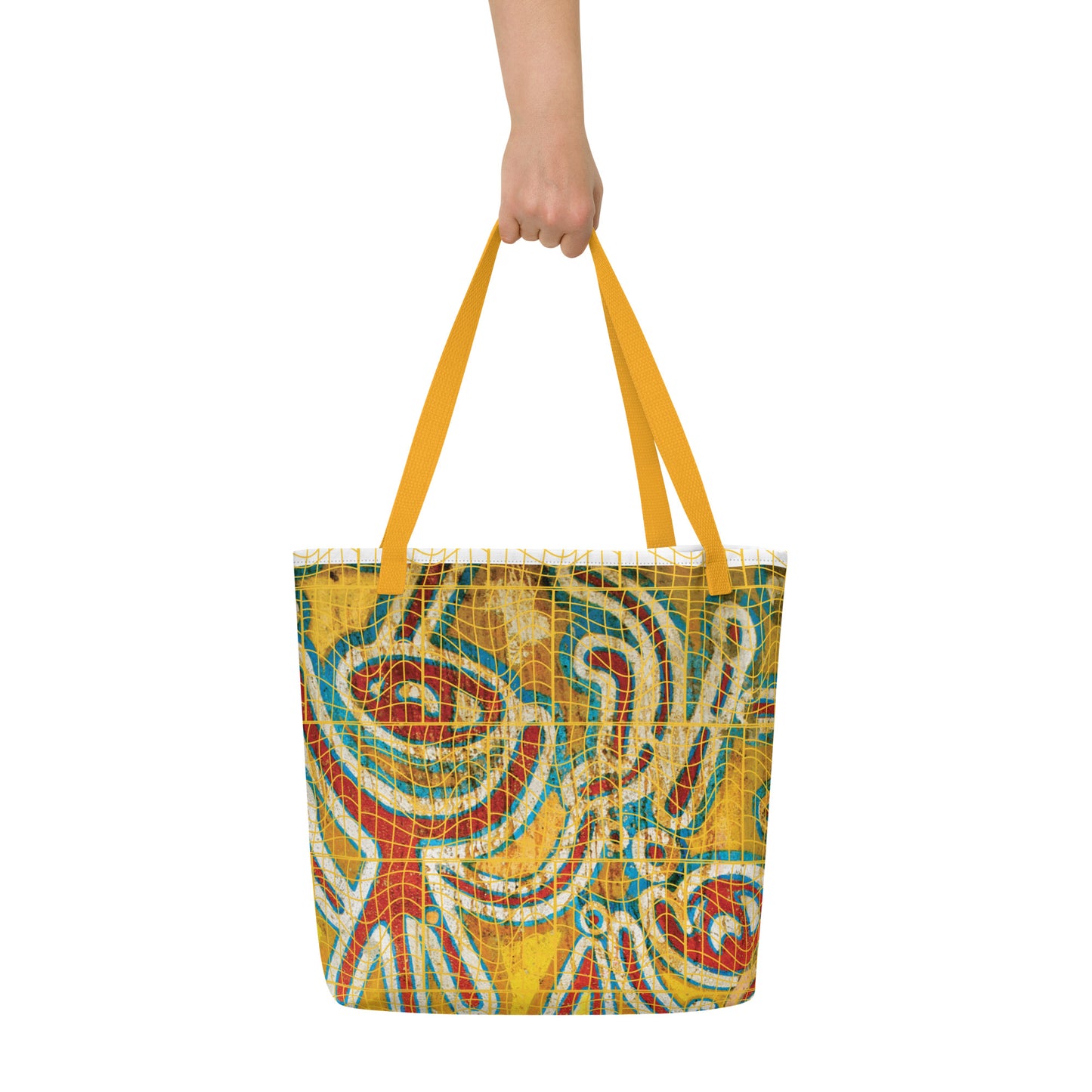 Afrosbag | Shopping bag grande con stampa all over