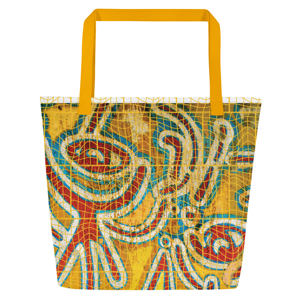 Afrosbag | Shopping bag grande con stampa all over