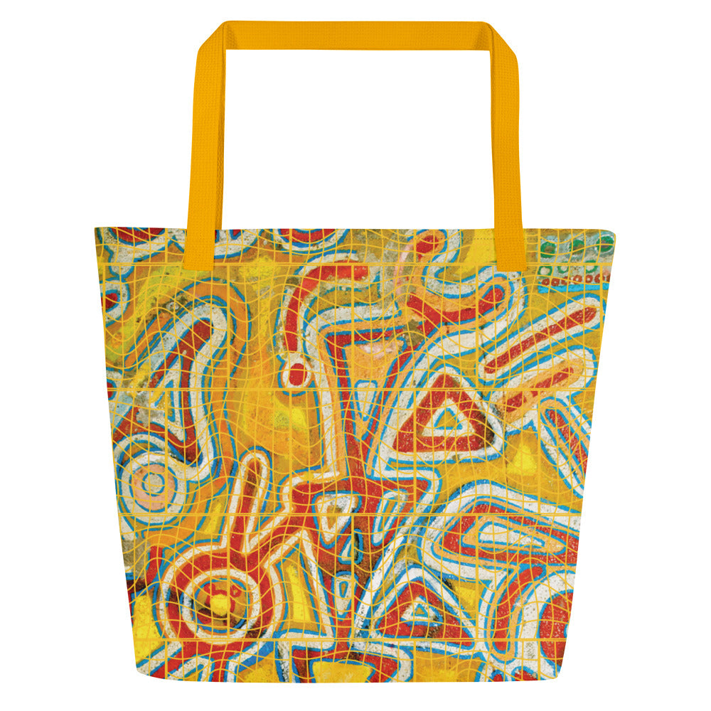Afrosbag | Shopping bag grande con stampa all over