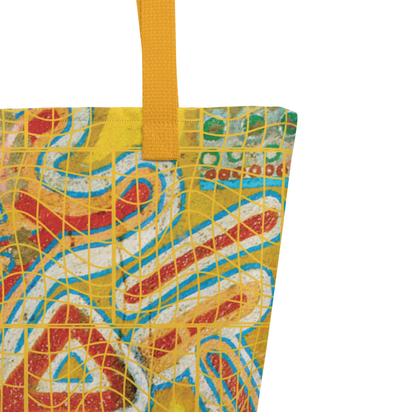 Afrosbag | Shopping bag grande con stampa all over