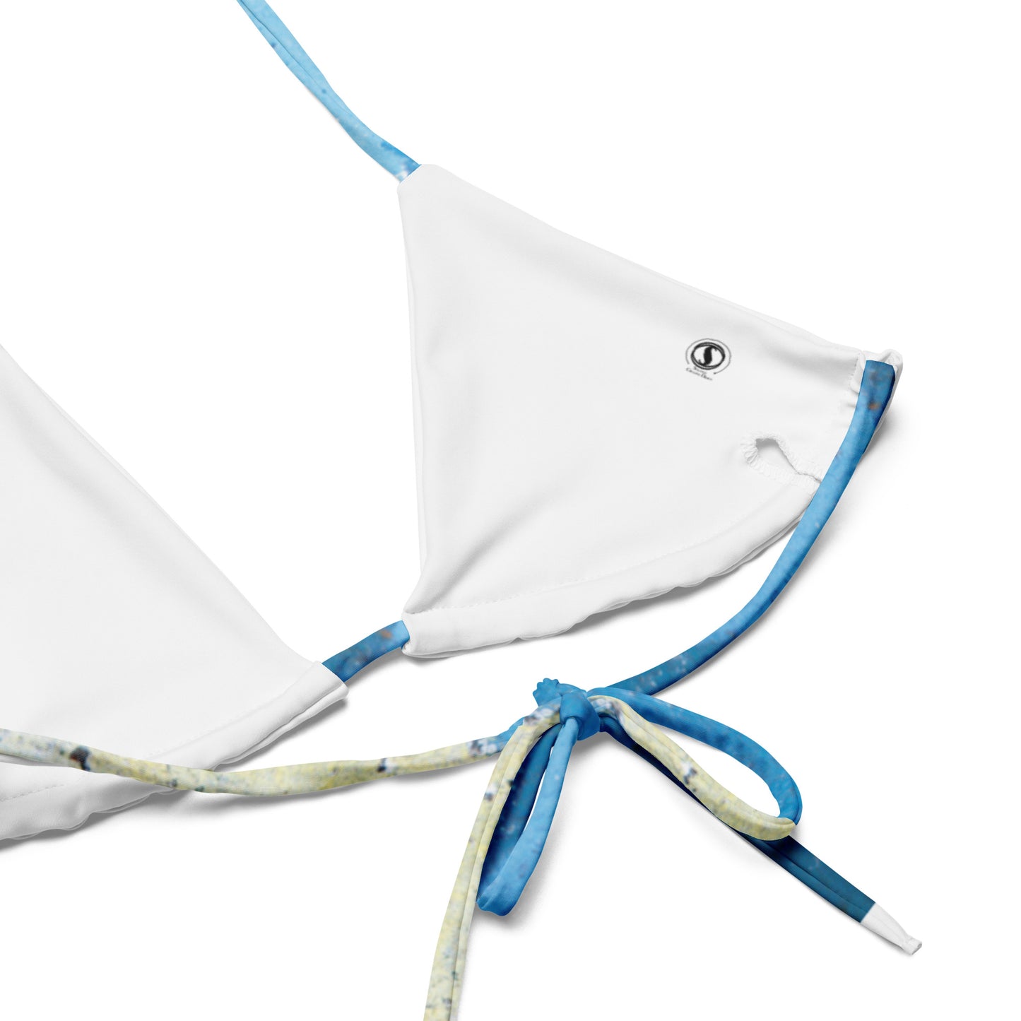 Urban | All-over print recycled string bikini top